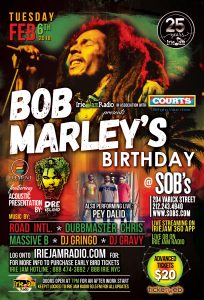 Bob Marley Birthday with Pey Dalid
